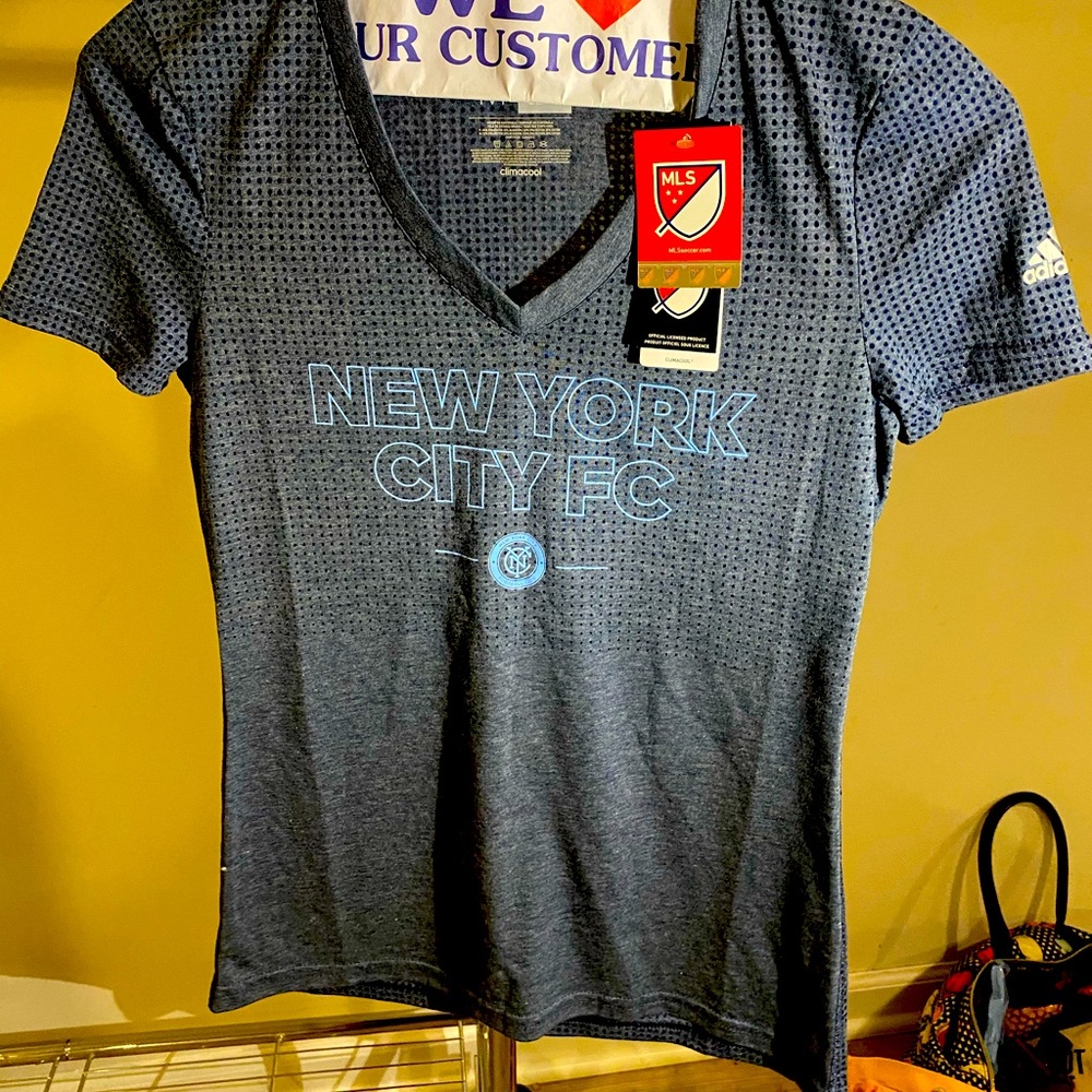 Adidas NYC MLS t shirt NWT.